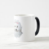 Malteser des Elegance Fluffy Beauty Verwandlungstasse (VorderseiteRechts)