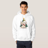 Malteser Engel Hund Hoodie (Vorne ganz)