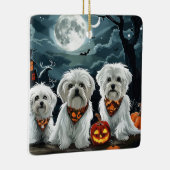 Malteser Halloween Spooky Keramikornament (Rechts)