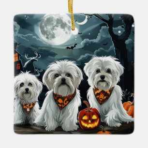 Malteser Halloween Spooky Keramikornament