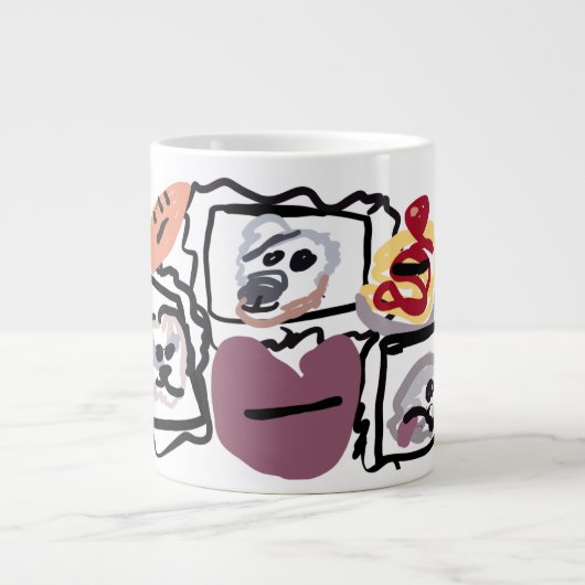 Malteser Herzen Jumbo-Tasse (Vorderseite)