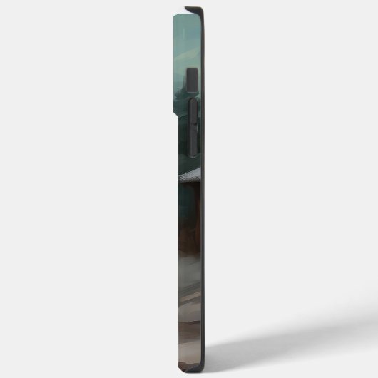 Malteser Hund in Schnee Weihnachten Case-Mate iPhone Hülle (Rückseite / Links)