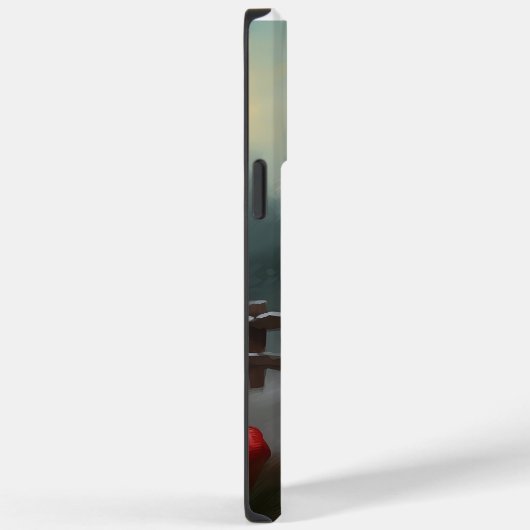 Malteser Hund in Schnee Weihnachten Case-Mate iPhone Hülle (Rückseite / Rechts)