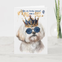 Malteser Hund King für einen Tag Funny Geburtstag