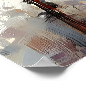 Malteser-Hund-Kunstposter Poster (Ecke)