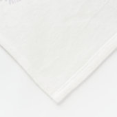 Malteser Hund Mama Floral Fleecedecke (Ecke)