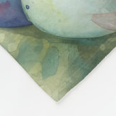 Malteser Hund mit Ostereier Urlaub Fleecedecke (Ecke)