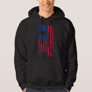 Malteser Hund Patriotische amerikanische Flagge 4. Hoodie