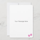 Malteser Hund Personalisiert Happy Geburtstag Karte (Rückseite)