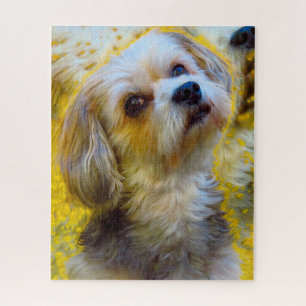 Malteser-Hund. Puzzle