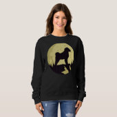 Malteser Hund Retro 6 Sweatshirt (Vorne ganz)