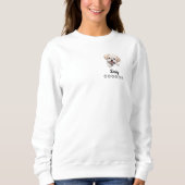 Malteser Hund Sweatshirt (Vorderseite)