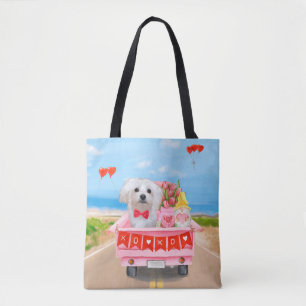 Malteser-Hund Valentinstag LKW Tasche