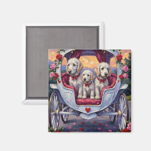 Malteser Hund Valentinstag Magnet