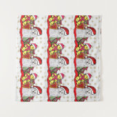 Malteser Hund Wandteppich (Vorderseite (Horizontal))