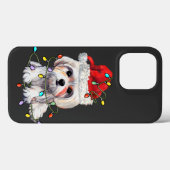 Malteser Hund Weihnachten, maltesischer Hund Case-Mate iPhone Hülle (Rückseite (Horizontal))