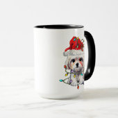 Malteser Hund Weihnachten, maltesischer Hund Tasse (VorderseiteRechts)
