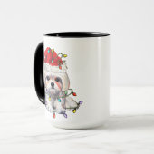 Malteser Hund Weihnachten, maltesischer Hund Tasse (Vorderseite Links)