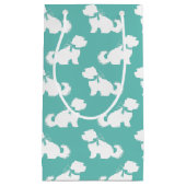 Malteser Hund Welpe Kurz Hair Teddy Bär Kleine Geschenktüte (Vorderseite)