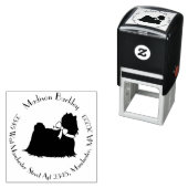 Malteser Hund Welpe Permastempel (Beispiel)