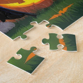 Malteser Hunde Pumpkin Halloween Funny Puzzle (Seite)