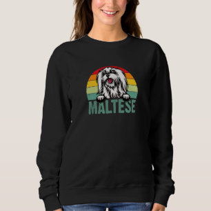 Malteser Hundebesitzer Beste maltesische Vater-Mam Sweatshirt