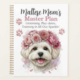 Malteser-Hundemutter-Grooming- und Lebensorganisat Planer