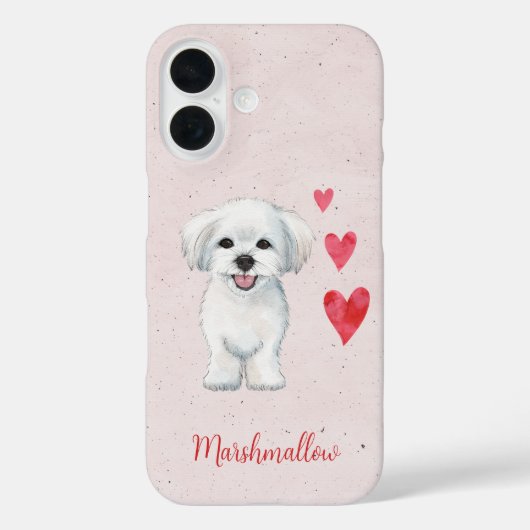 Malteser Hundespielzeugzüchter Case-Mate iPhone Hülle (Rückseite)