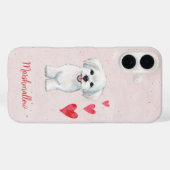 Malteser Hundespielzeugzüchter Case-Mate iPhone Hülle (Rückseite (Horizontal))