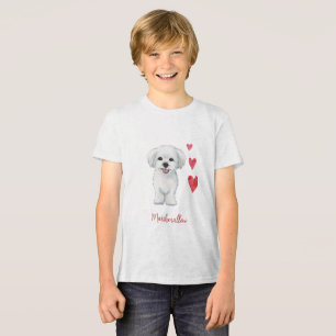Malteser Hundespielzeugzüchter Tri-Blend Shirt