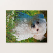 Malteser Hundezüchter Jigsaw Puzzle (Horizontal)