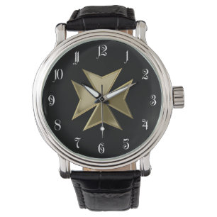 Malteser Kreuz Armbanduhr