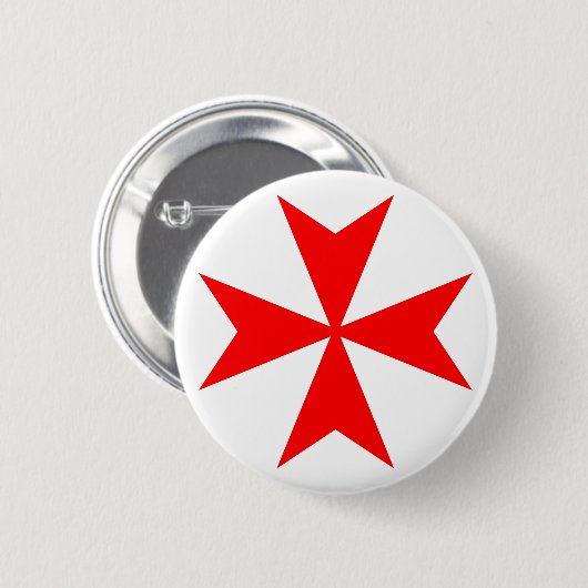 Malteser Kreuz Button (Vorne & Hinten)