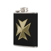 Malteser Kreuz Flachmann (Links)