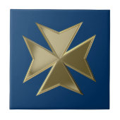 Malteser Kreuz Fliese (Vorderseite)
