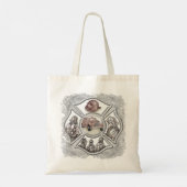 Malteser Kreuzfeuerwehrmann Tragetasche (Rückseite)