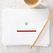 Malteser Kreuzsymbol | Leeradresse Adressaufkleber (Insitu)