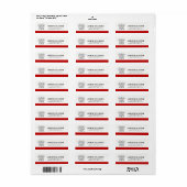 Malteser Kreuzsymbol | RÜCKSENDEADRESSE (Vorne)