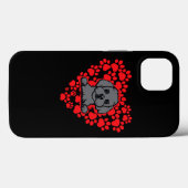 Malteser Lapdog Liebhaber Loveheart 3 Case-Mate iPhone Hülle (Rückseite (Horizontal))