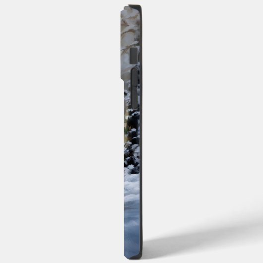 Malteser lassen Schnee Weihnachten Case-Mate iPhone Hülle (Rückseite / Links)