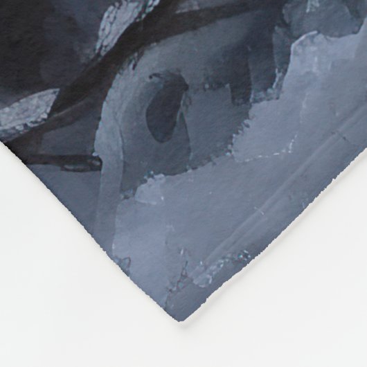 Malteser lassen Schnee Weihnachten Fleecedecke (Ecke)