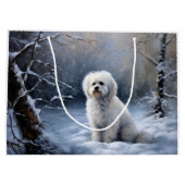 Malteser lassen Schnee Weihnachten Große Geschenktüte (Rückseite)