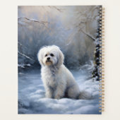 Malteser lassen Schnee Weihnachten Planer (Rückseite)