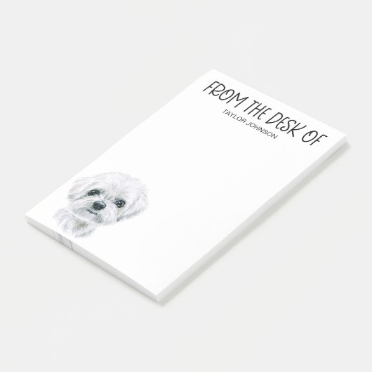 Malteser Lover Post-it Klebezettel (angewinkelt)