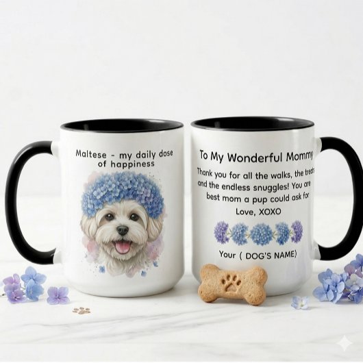 Malteser meine tägliche Dosis Glück Hydrangea Tasse