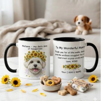 Malteser meine tägliche Dosis Glück Sonnenblumen Tasse