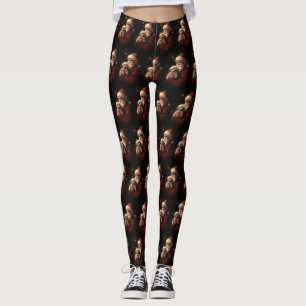 Malteser mit Weihnachtsmann Festliches Weihnachten Leggings