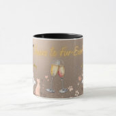 “Malteser-Paar” Hunde-Tasse Tasse (Zentrum)