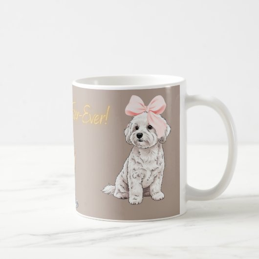 “Malteser-Pärchen”-Tasse Kaffeetasse (Rechts)