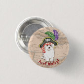 Malteser Pirate Button (Vorne & Hinten)